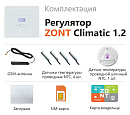 ZONT Climatic 1.2 Погодозависимый автоматический GSM / Wi-Fi регулятор (1 ГВС + 2 прямых/смесительных) с доставкой в Ногинск